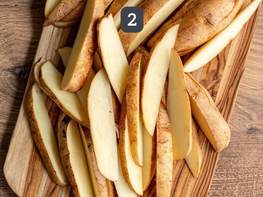 OilFree Air Fryer Potato Wedges